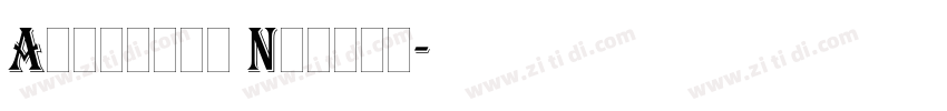 Algerian Normal字体转换